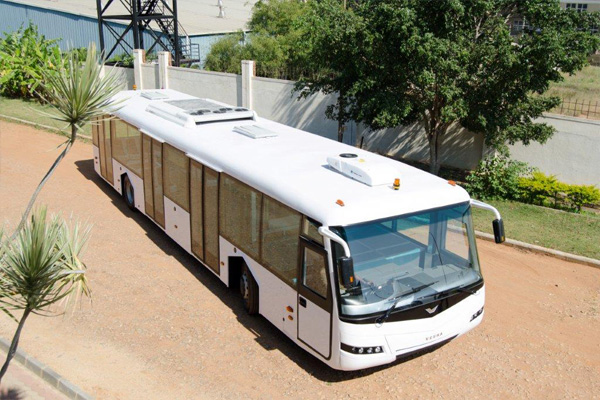 Medha Electric Tarmac Bus