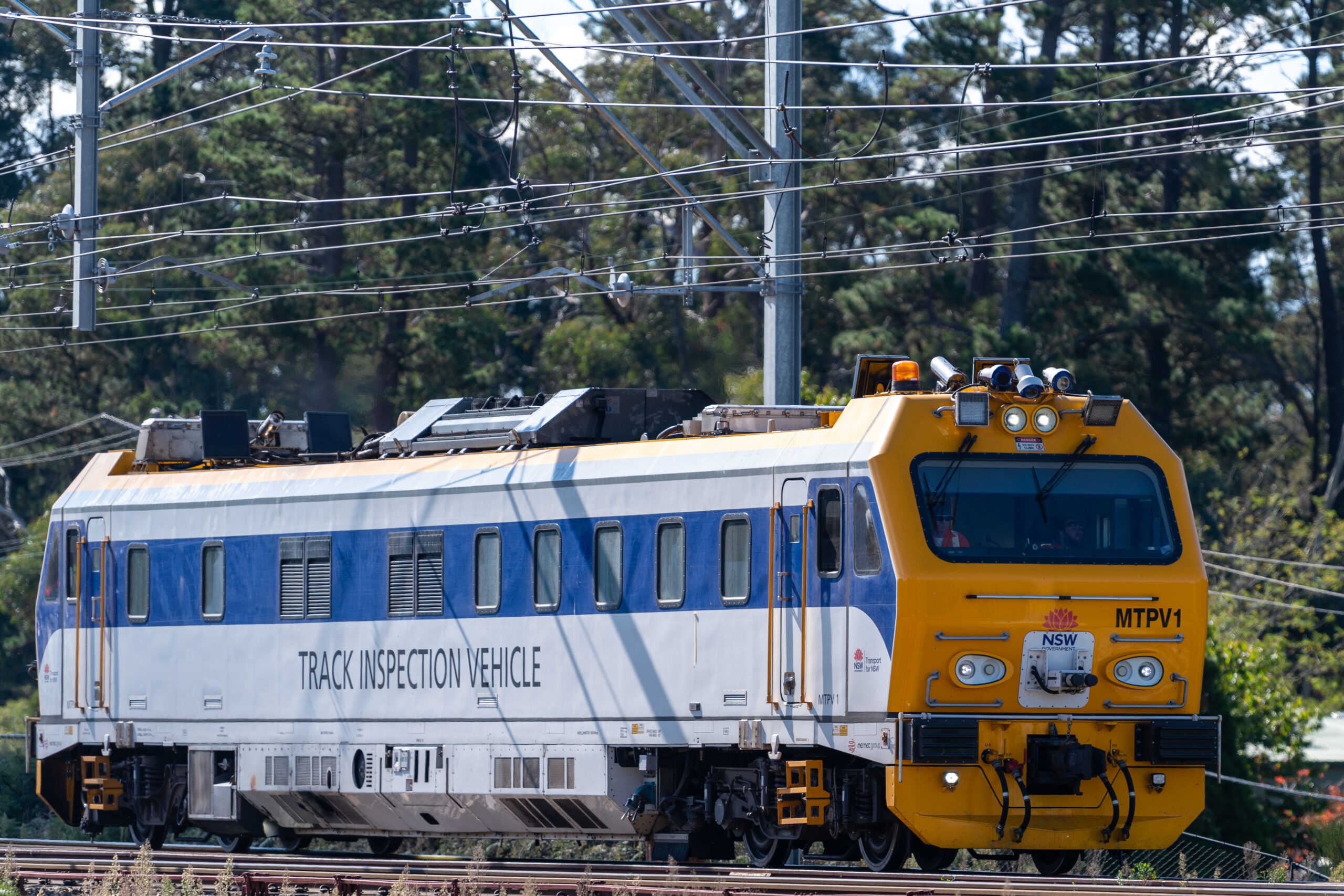 Medha track inspection vehicle