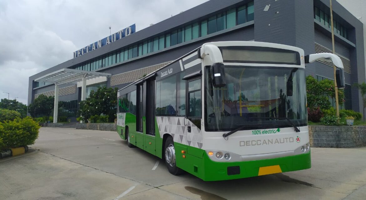 Medha Battery Electric Conversion of Diesel Bus